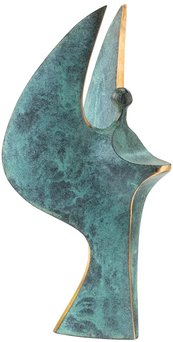 Angyal – bronzszobor