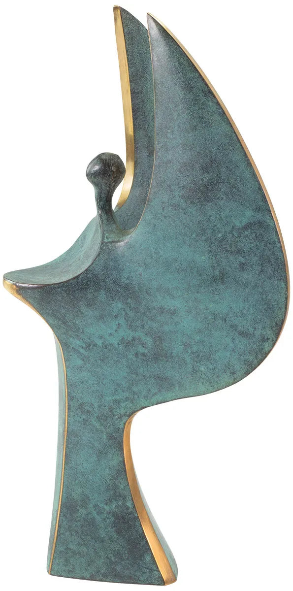 Angyal – bronzszobor