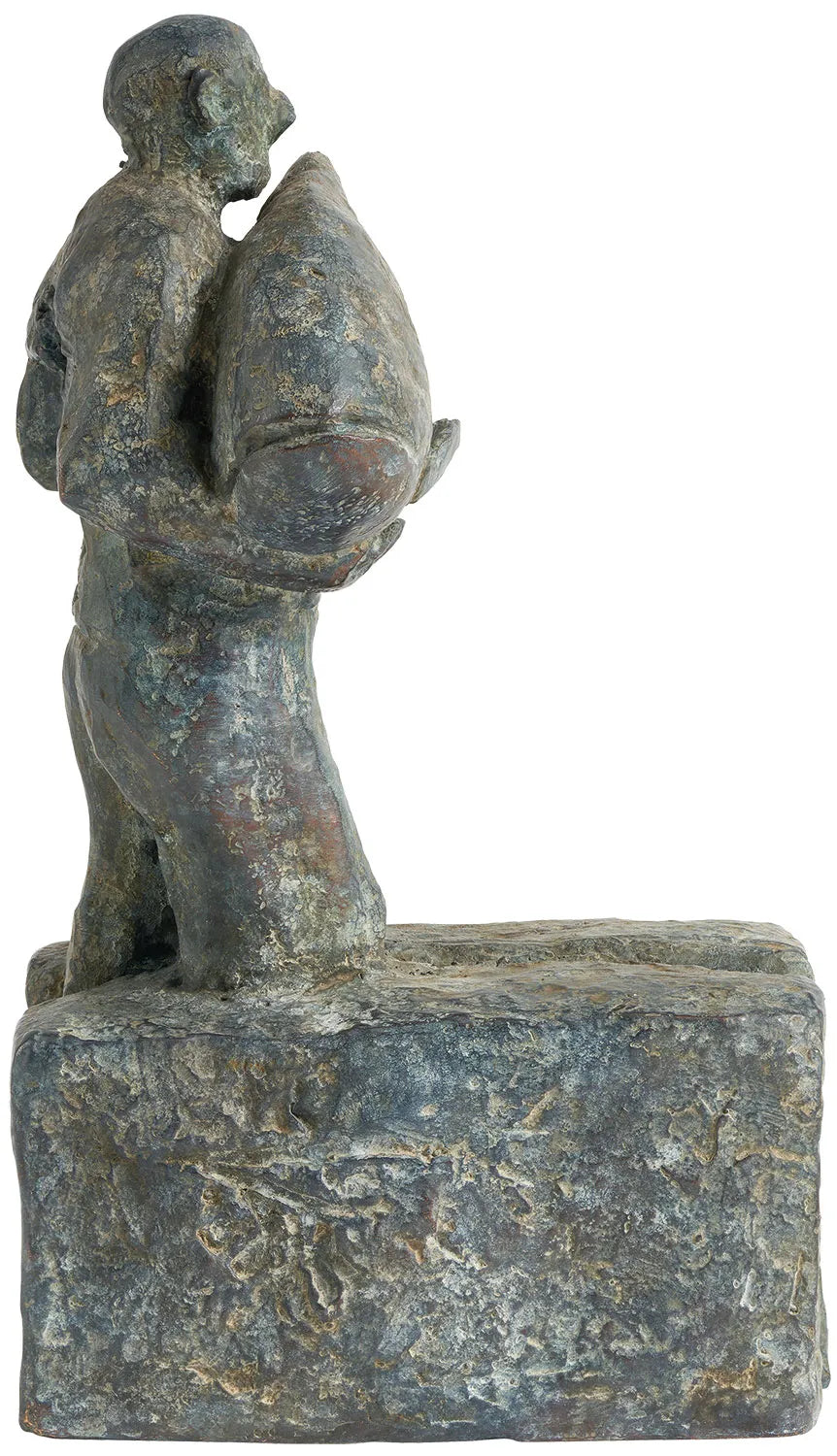 The Fisherman — bronze sculpture